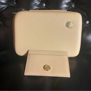 GIORGIO‎ ARMANI cosmetics bag+ Cad holder (Brand new)